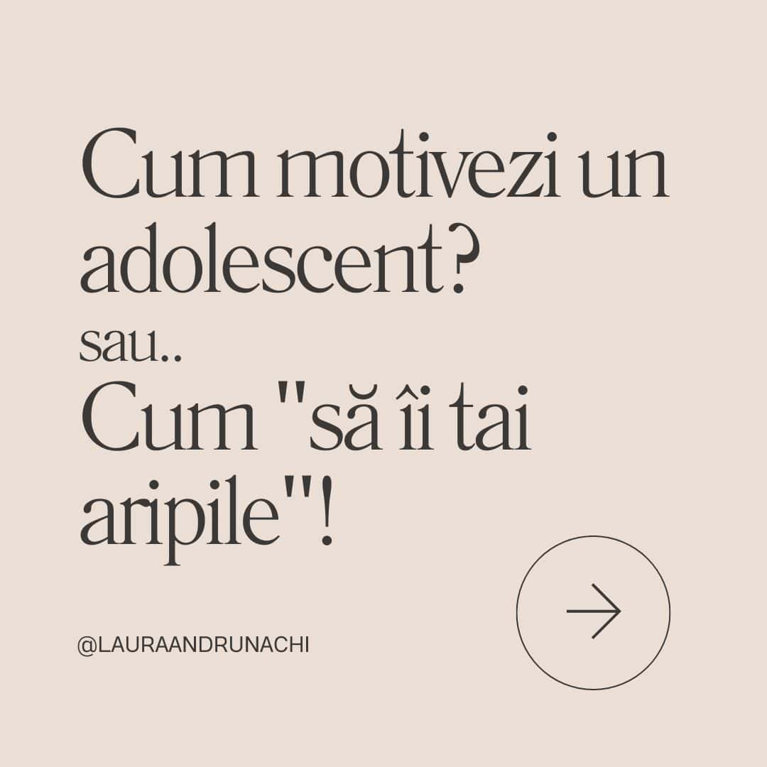 Cum motivezi un adolescent?